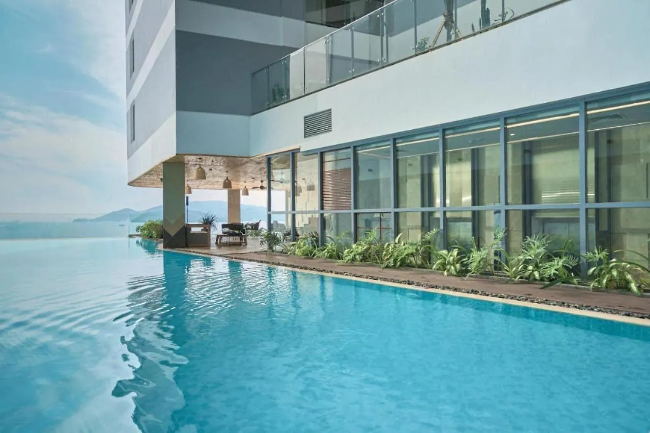 公寓 Oceanfront Suites 芽庄